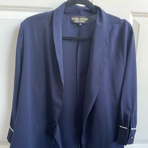 Navy Bow Top